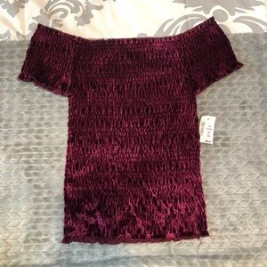 Women’s off shoulder top